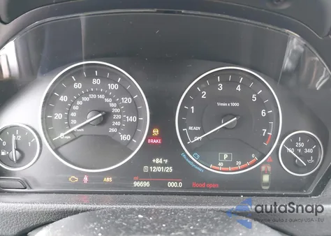 2015 BMW 328I xDrive из США, поврежденный, VIN WBA3B3C50FF547966